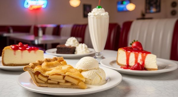 Les desserts iconiques des diners américains : un voyage gourmand et nostalgique